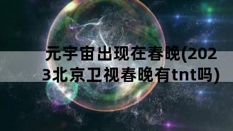 元宇宙出现在春晚(2023北京卫视春晚有tnt吗)